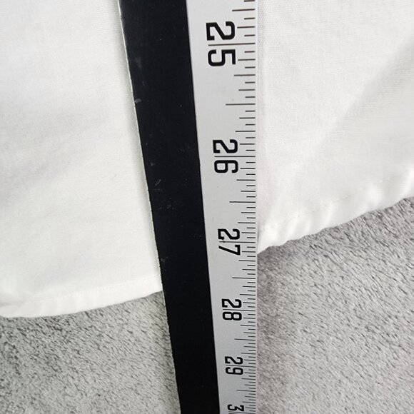 Mens White Croft & Barrow Shirt Button Down Long Sleeve Pocket Size S - Picture 7 of 8